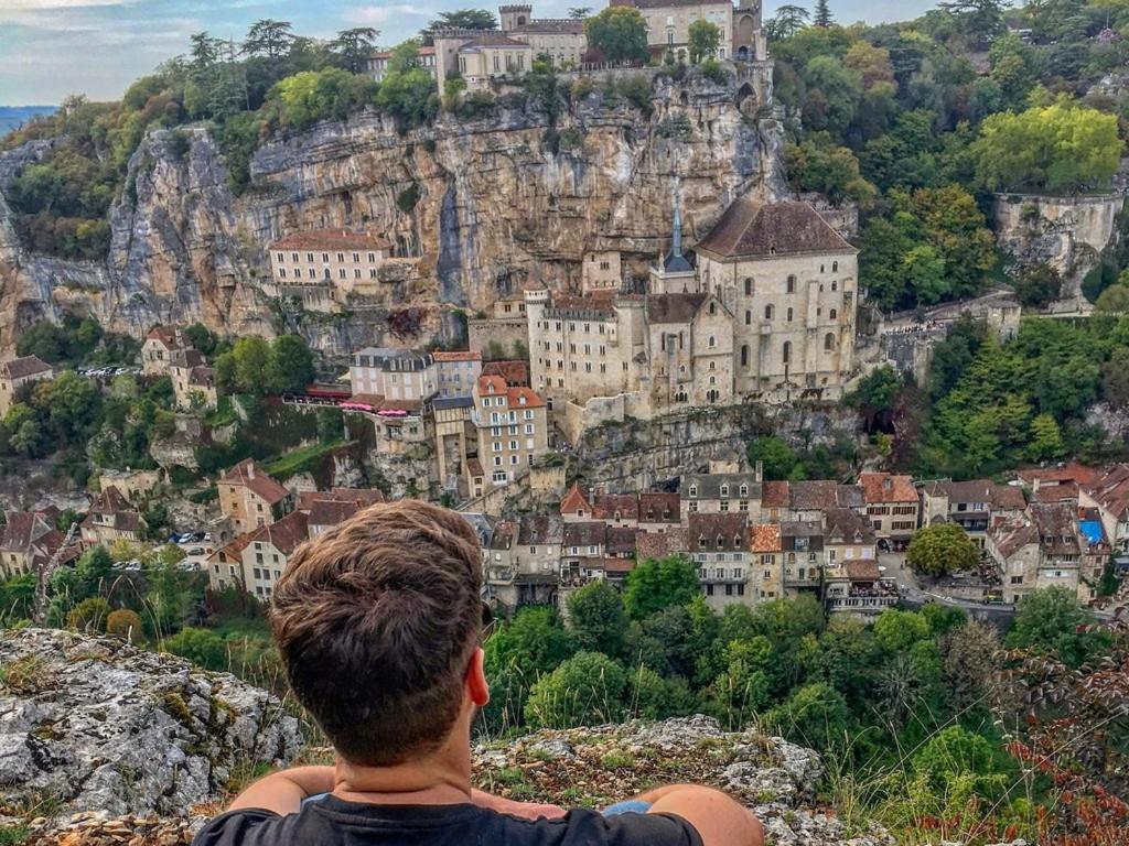 Hotel Des Voyageurs Rocamadour Exterior foto